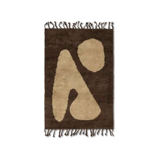 Abstract Rug Small Brun Ferm Living