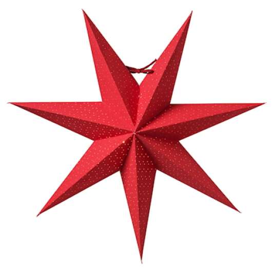 Aino Julstjärna Röd 44 cm