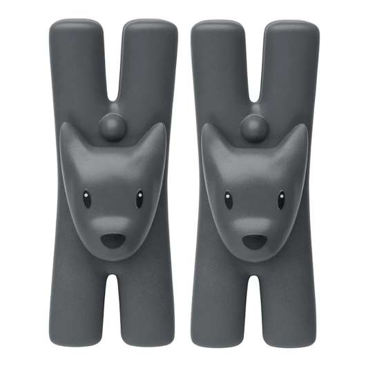 Alessi - Giampo Clips 2-pack Svart