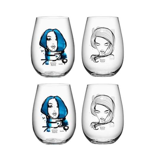 All About You Glas Set 4-pack