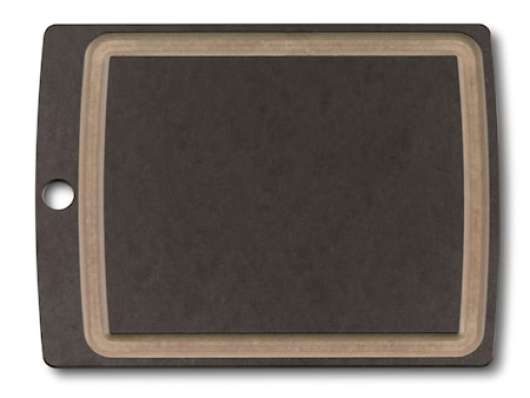 Allrounder Cutting Board M, black with juice groove