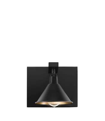 ANZIO Wall lamp single matt black
