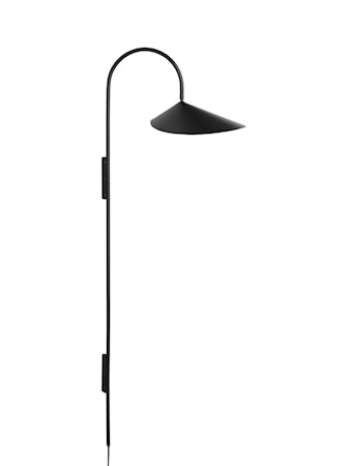Arum Tall Wall Lamp - Black