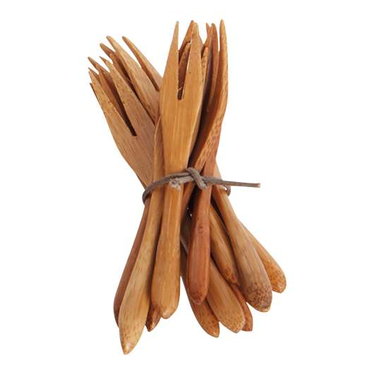 Bamboo Gaffel 9 cm 12-pack