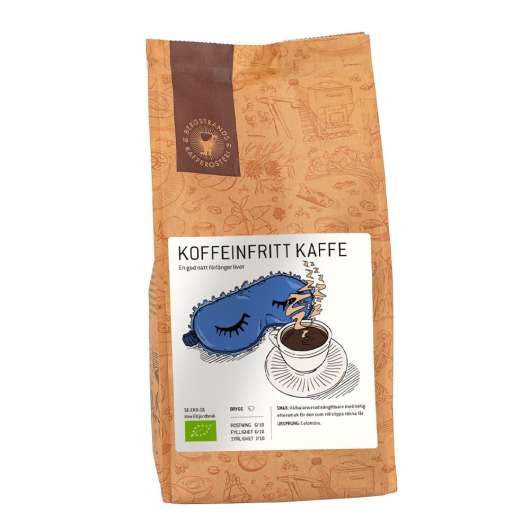 Bergstrands Kafferosteri - Koffeinfritt Bryggmalet Kaffe EKO 250 g