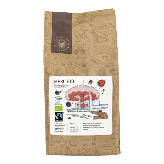 Bergstrands Kafferosteri - Meru FTO Hela kaffebönor 1 kg