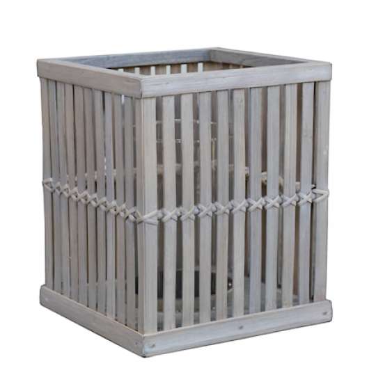 Cage lykta 25x25x30 Bambu