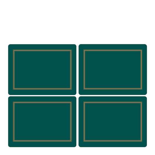 Classic Tablett 40x30 cm 4-pack Emerald
