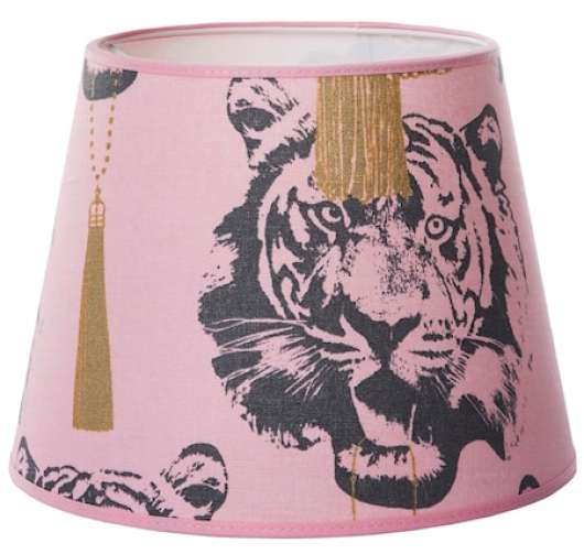 Coco tiger lampskärm Pink