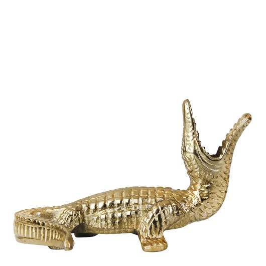 Crocodile Ljusstake 15,5 cm Guld