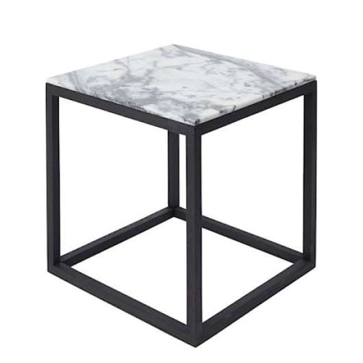 Cube Sidobord Medium Marmor - svart/tigerskin