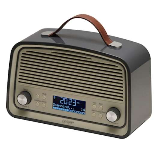 DAB+ & FM-radio i retro-style