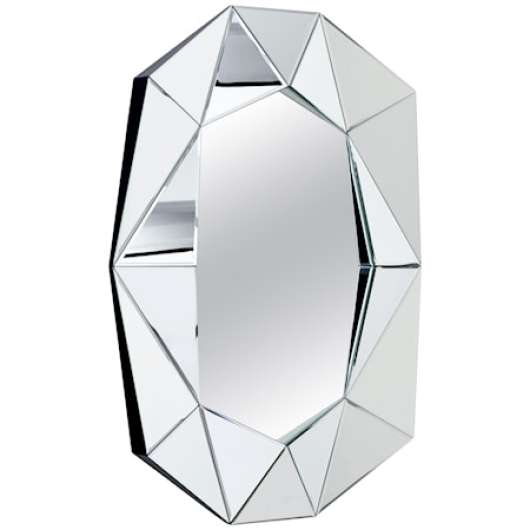 Diamond Large Spegel Silver