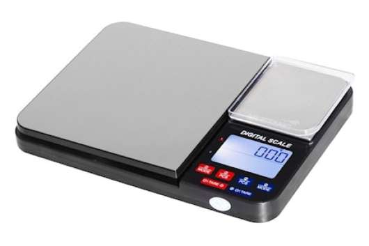 Digital Precision/Pizzavåg - två ytor 0,01g till 5 kg