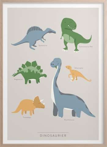 Dinosaurier Poster 50x70 cm