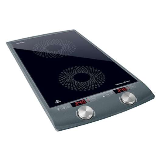 Dual-zone induction cooktop