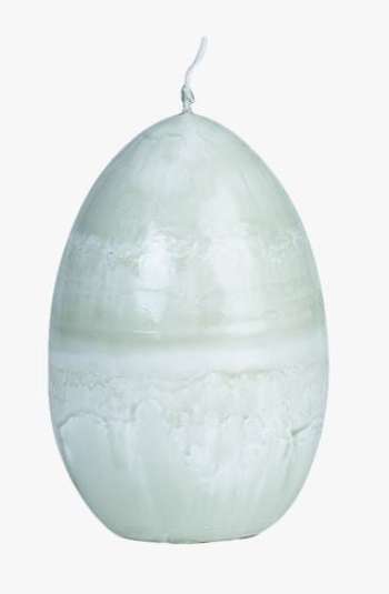 Easter Goose Egg prydnadsljus grå