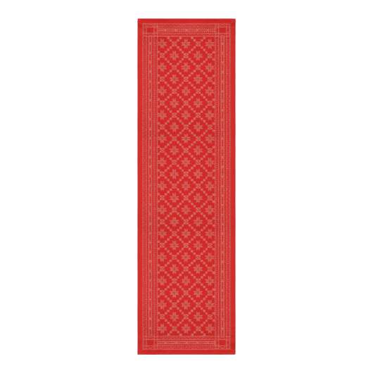 Ekelund - Åttebladrose 330 Löpare 35x110 cm Röd