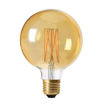 Elect LED 3-Step dim Globe Gold 95mm