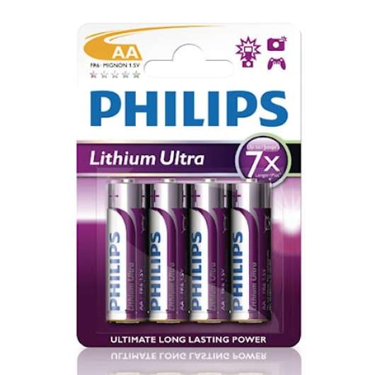 Fashion Ultra Lithium AA FR06 4-pack