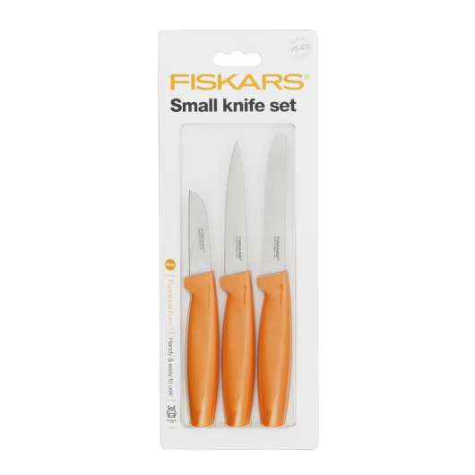 Fiskars - Functional Form Knivset 3 Knivar Orange