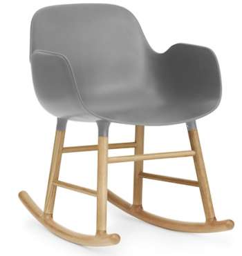 Form rocking chair karmstol ek
