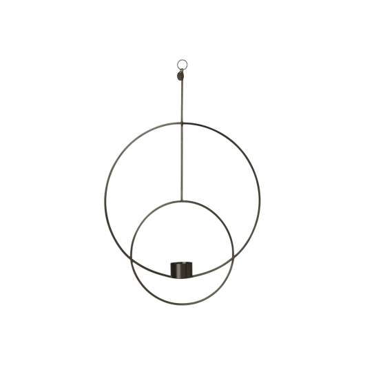 Hanging Tealight Deco Circular svart, Ferm Living