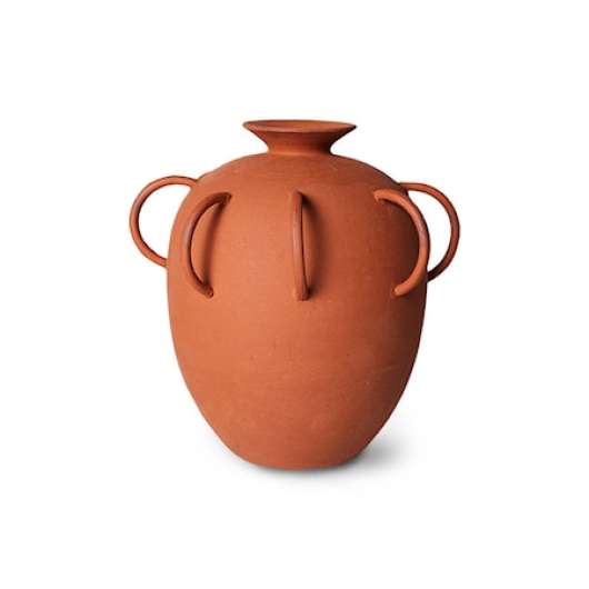 HK Objects Vas med Handtag Terracotta