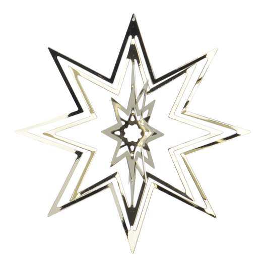 Istind Juldekoration Stjärna 8 cm Guld