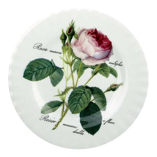 Kirkham - Redoute Roses Tallrik flat 20 cm