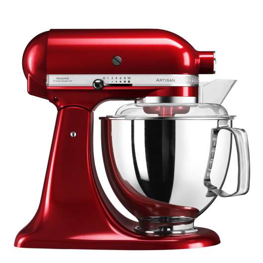 KitchenAid - Artisan Köksmaskin 4,8 L + tillbehör Röd Metallic
