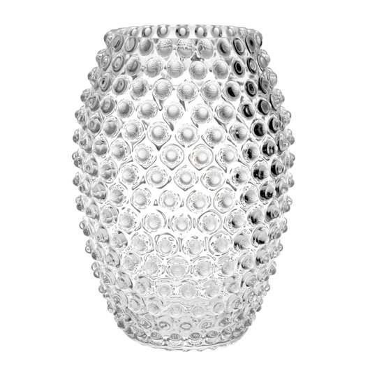 Klimchi - Hobnail Vas Egg 23 cm Crystal