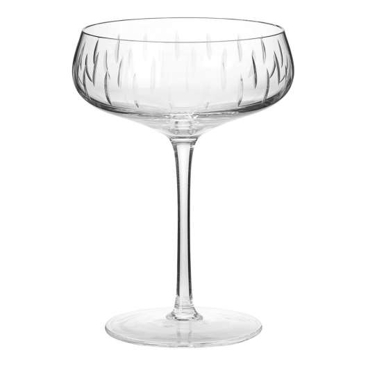 Louise Roe Copenhagen - Crystal Glass Champagne Coupe Klar