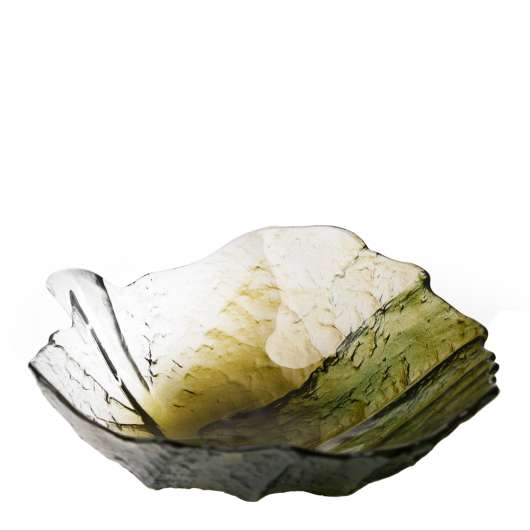 Målerås Glasbruk - Folia Skål 18 cm Grön
