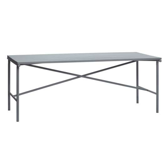 Matbord utomhus grå metall
