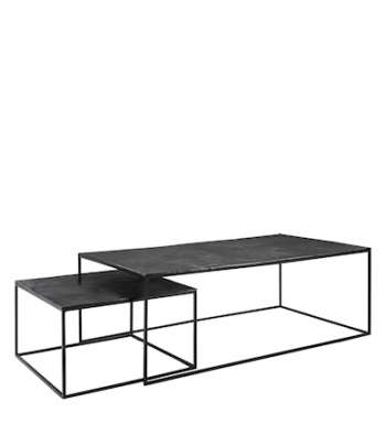 MILLE 2-s coffee table black