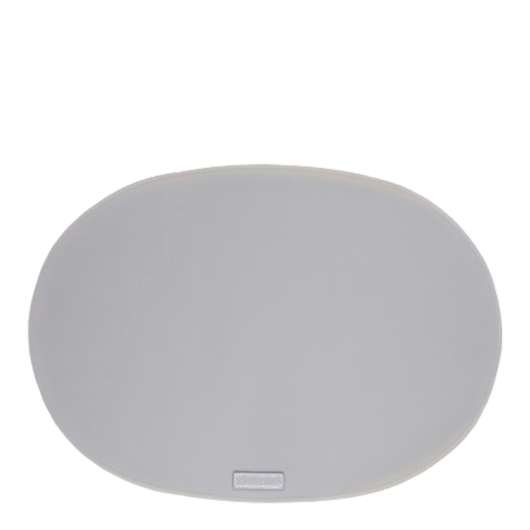 Örskov - Rubber Tablett Oval 35x48 cm Ljusgrå