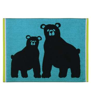 Otso-Björnar handduk grön /turkos