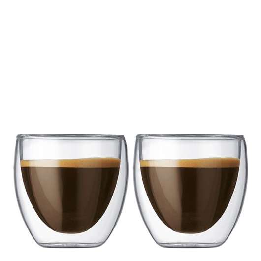 Pavina Espressoglas dubbelväggad 8 cl 2-pack