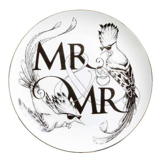 Perfect Plate Mr & Mr 21 cm
