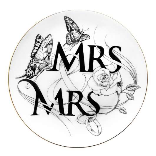 Perfect Plate Mrs & Mrs 21 cm