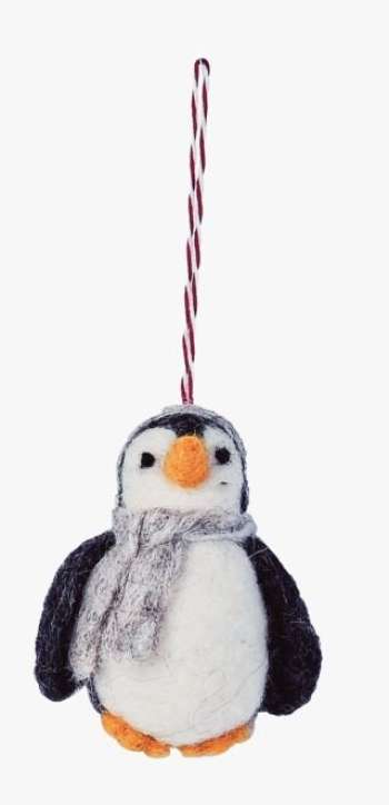 Pinguin julgransdekoration multi/röd