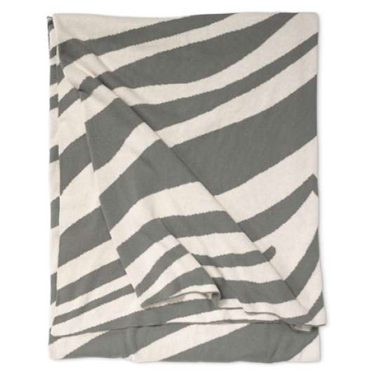 Pläd Zebra 130x170 cm - Titanium