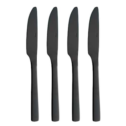 Raw Cutlery Kniv 4-pack Presentask Svart