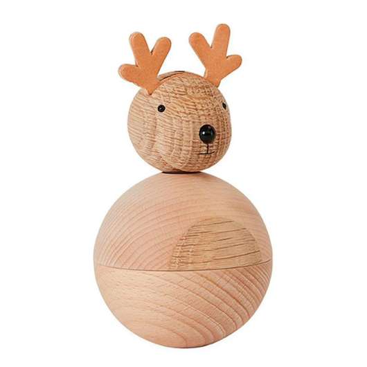 Renen Rudolf  i trä 12  cm