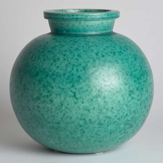 SÅLD Vintage klotformad vas