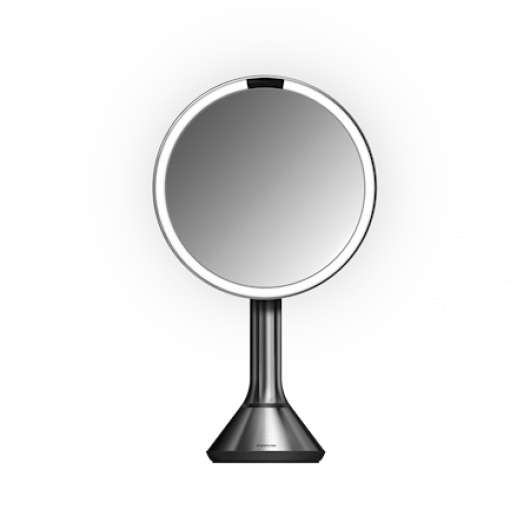Sensor Spegel med Justerbar ljusstyrka Borstat Rostfritt Ståll