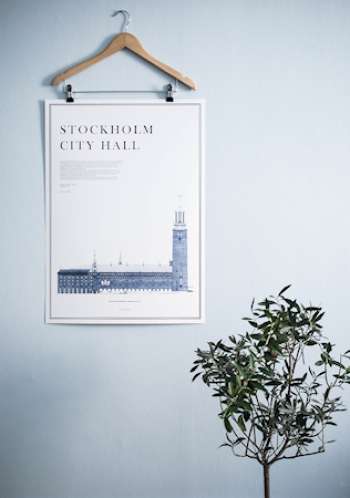 Stockholm City Hall Poster