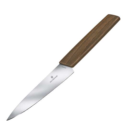 Swiss Modern Kockkniv 15 cm Valnöt