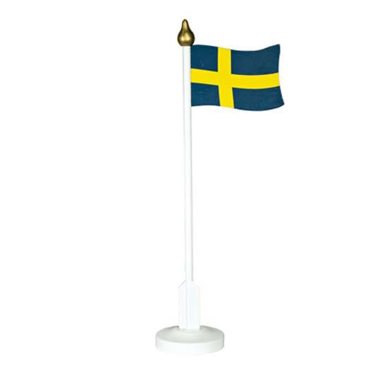 Trademan - Flagga Sverige Trä 33 cm